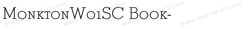 MonktonW01SC Book字体转换